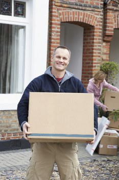 Business relocation team preparing commercial move items in Wandsworth
