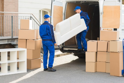 Furniture loading for a move near Wandsworth Town