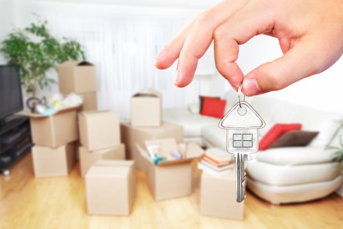 Staff trained in safe lifting and handling during a house move