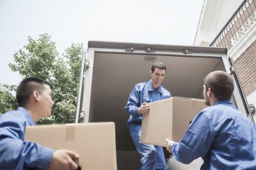 Commercial relocation team helping a Wandsworth office move efficiently