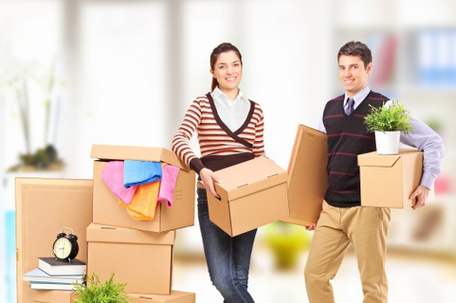 Commercial movers supporting an office relocation in Wandsworth