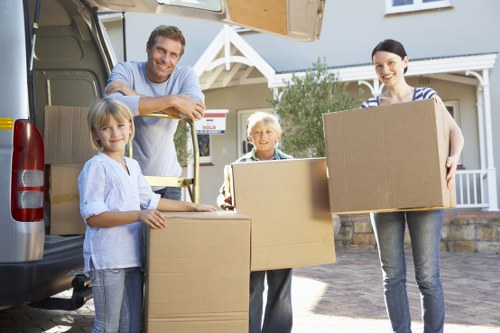 Large moving vehicle for office or home removals in Wandsworth