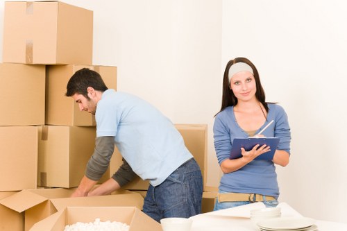Moving team handling a flat move in Wandsworth with care