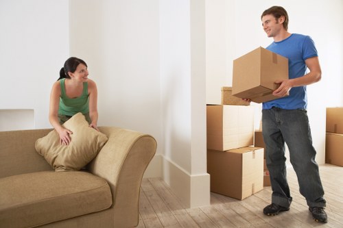 Careful handling of furniture in a Wandsworth property with stairs